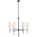 Visual Comfort Signature - S 5161BZ-L - Six Light Chandelier - Grenol - Bronze