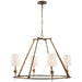 Visual Comfort Signature - S 5315GI-L - Four Light Chandelier - Etoile - Gilded Iron