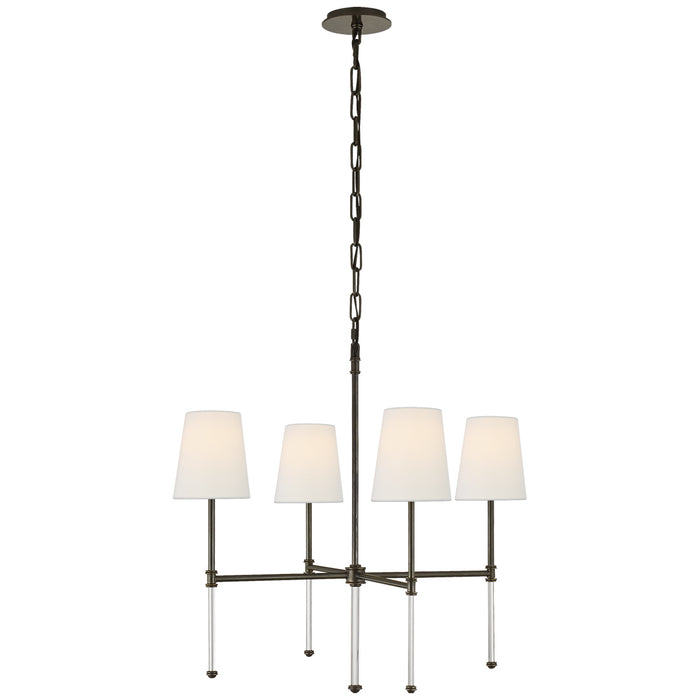 Visual Comfort Signature - SK 5050BZ-L - Four Light Chandelier - Camille - Bronze