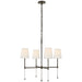 Visual Comfort Signature - SK 5050BZ-L - Four Light Chandelier - Camille - Bronze