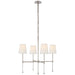 Visual Comfort Signature - SK 5050PN-L - Four Light Chandelier - Camille - Polished Nickel