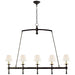 Visual Comfort Signature - SL 5811BZ-L - Five Light Linear Chandelier - Classic - Bronze