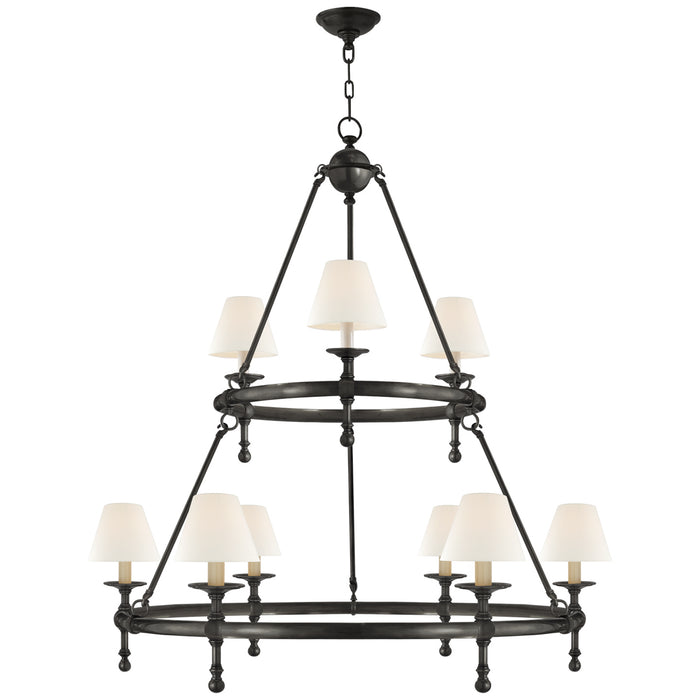 Visual Comfort Signature - SL 5813BZ-L - Nine Light Chandelier - Classic - Bronze