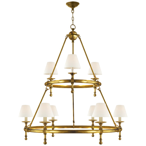 Visual Comfort Signature - SL 5813HAB-L - Nine Light Chandelier - Classic - Hand-Rubbed Antique Brass