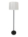 House of Troy - S500-BLKSN - One Light Floor Lamp - Sawyer - Black/Satin Nickel