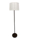 House of Troy - S500-CHBAB - One Light Floor Lamp - Sawyer - Chestnut Bronze/Antique Brass