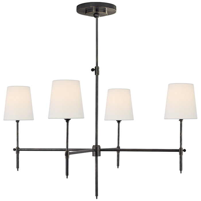 Visual Comfort Signature - TOB 5003BZ-L - Four Light Chandelier - Bryant - Bronze