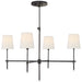 Visual Comfort Signature - TOB 5003BZ-L - Four Light Chandelier - Bryant - Bronze