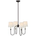 Visual Comfort Signature - TOB 5007BZ-L - Four Light Chandelier - Vendome - Bronze