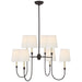 Visual Comfort Signature - TOB 5008BZ-L - Eight Light Chandelier - Vendome - Bronze