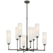 Visual Comfort Signature - TOB 5016BZ-L - Eight Light Chandelier - Ziyi - Bronze