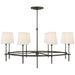 Visual Comfort Signature - TOB 5024BZ-L - Eight Light Chandelier - Bryant - Bronze