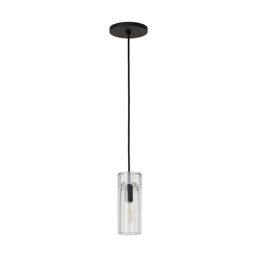 Visual Comfort Modern - SLPD277CB - One Light Pendant - Horizon - Nightshade Black