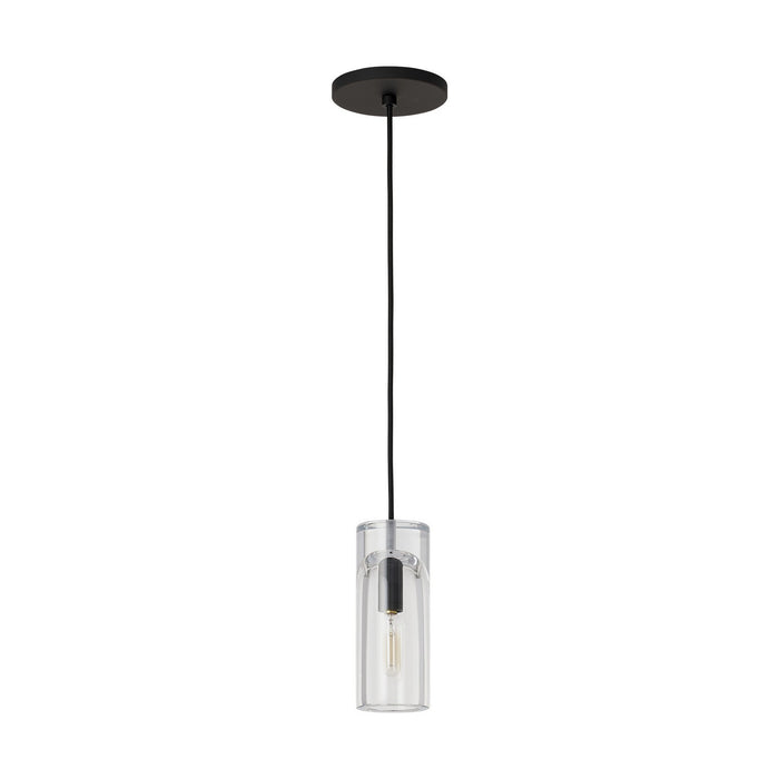 Visual Comfort Modern - SLPD277CB - One Light Pendant - Horizon - Nightshade Black