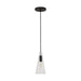 Visual Comfort Modern - SLPD281CB - One Light Pendant - Selina - Nightshade Black