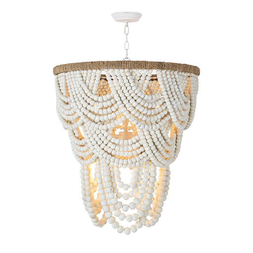 Regina Andrew - 16-1179WT - Six Light Chandelier - Lorelei - White