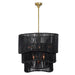 Regina Andrew - 16-1402BLK - 11 Light Chandelier - Nimes - Black