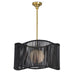 Regina Andrew - 16-1403BLK - One Light Pendant - Nimes - Black