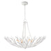 Regina Andrew - 16-1420WT - Six Light Chandelier - River Reed - White