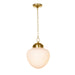 Regina Andrew - 16-1436NB - One Light Pendant - Cole - Natural Brass