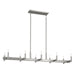 Kichler - 52614SN - Ten Light Linear Chandelier - Erzo - Satin Nickel