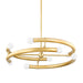 Mitzi - H782808-AGB - Eight Light Chandelier - Allegra - Aged Brass