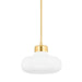 Mitzi - H785701-AGB - One Light Pendant - Eliana - Aged Brass