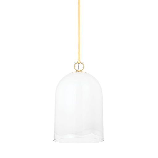 Mitzi - H788701L-AGB - One Light Pendant - Lennon - Aged Brass