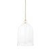 Mitzi - H788701L-AGB - One Light Pendant - Lennon - Aged Brass