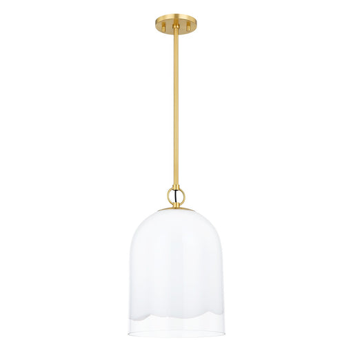 Mitzi - H788701S-AGB - One Light Pendant - Lennon - Aged Brass