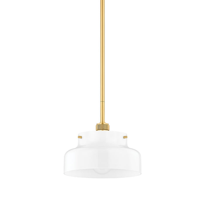 Mitzi - H790701S-AGB - One Light Pendant - Luella - Aged Brass