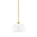 Mitzi - H790701S-AGB - One Light Pendant - Luella - Aged Brass