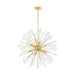 Mitzi - H794808-AGB - Eight Light Chandelier - Linnea - Aged Brass