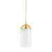 Mitzi - H796701-AGB - One Light Pendant - Emory - Aged Brass