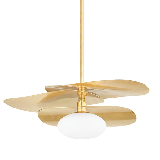 Mitzi - H801701-VGL - One Light Pendant - Allida - Vintage Gold Leaf