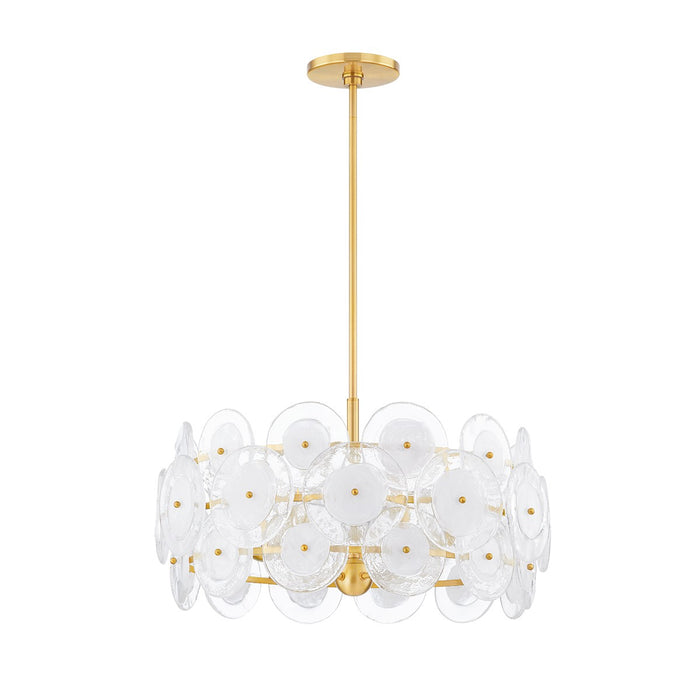 Mitzi - H810705-AGB - Five Light Chandelier - Zoella - Aged Brass