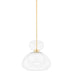 Mitzi - H813701-AGB - One Light Pendant - Cortney - Aged Brass