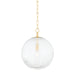 Mitzi - H815701L-AGB - One Light Pendant - Sara - Aged Brass