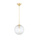 Mitzi - H815701S-AGB - One Light Pendant - Sara - Aged Brass