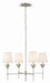 Crystorama - 534-SA - Four Light Chandelier - Broche - Antique Silver