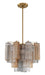 Crystorama - ADD-300-AG-AU - Four Light Chandelier - Addis - Aged Brass