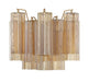 Crystorama - ADD-302-AG-AM - Two Light Wall Sconce - Addis - Aged Brass