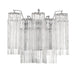 Crystorama - ADD-302-CH-CL - Two Light Wall Sconce - Addis - Polished Chrome