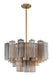 Crystorama - ADD-308-AG-AU - Nine Light Chandelier - Addis - Aged Brass