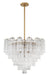 Crystorama - ADD-312-AG-CL - 12 Light Chandelier - Addis - Aged Brass