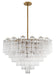 Crystorama - ADD-316-AG-CL - 16 Light Chandelier - Addis - Aged Brass