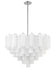 Crystorama - ADD-316-CH-WH - 16 Light Chandelier - Addis - Polished Chrome