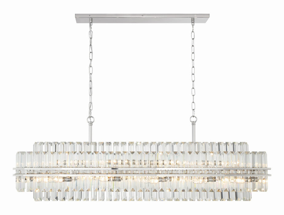 Crystorama - HAY-1417-PN - 16 Light Chandelier - Hayes - Polished Nickel