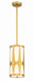 Crystorama - ROY-801-GA - One Light Pendant - Royston - Antique Gold