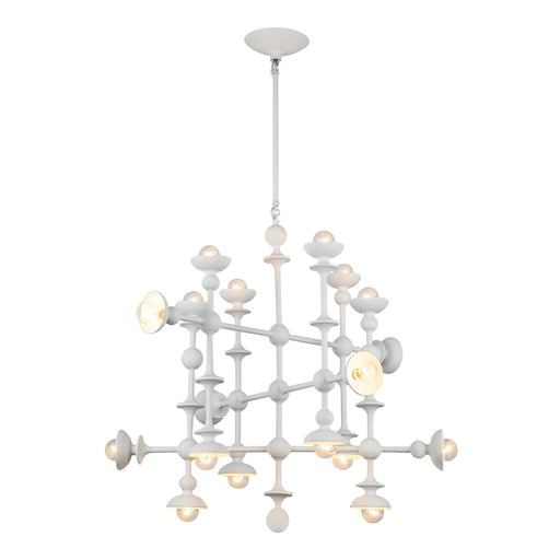 Alora - CH328129AW - 18 Light Chandelier - Cadence - Antique White